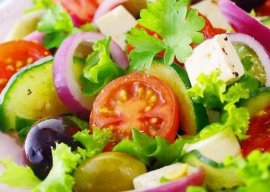 Crispy Cucumbers and Tomatoes Salad