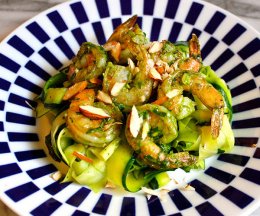Garlic Basil Shrimp with Zucchini Noodles | BeachbodyBlog.com