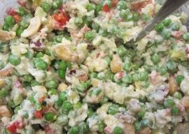 green Pea Salad with Cheese