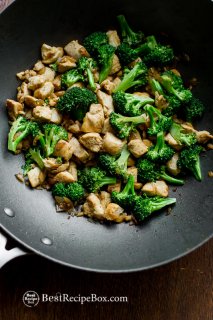 Low Fat Chicken Broccoli Stir Fry Recipe | @bestrecipebox