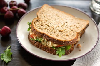 Sharon's chickpea salad or sandwich distribute