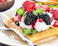Belgian waffle calorie count